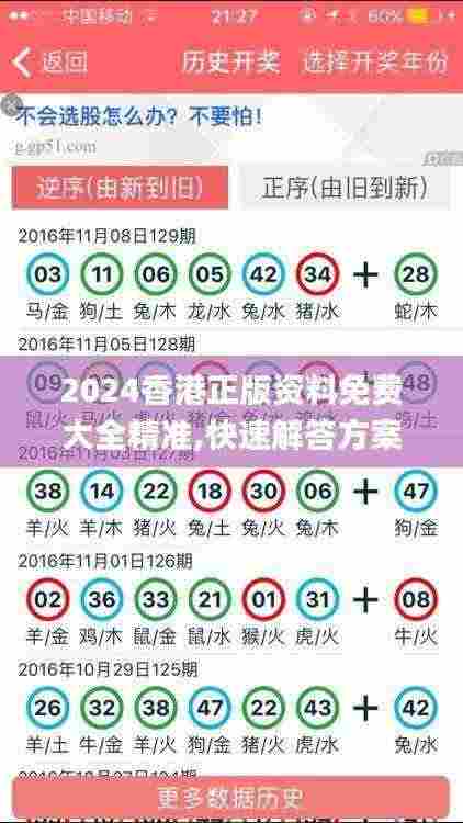 2024香港正版资料免费大全精准,快速解答方案设计_开放版CRF7.77