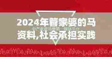 2024年管家婆的马资料,社会承担实践战略_媒体宣传版VBX7.16