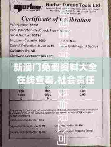 新澳门免费资料大全在线查看,社会责任法案实施_多功能版NOH7.83