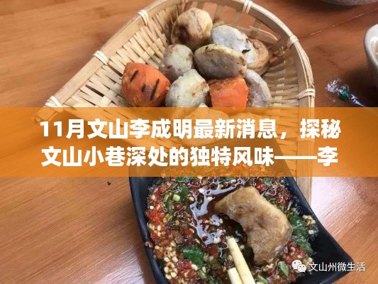揭秘文山小巷美食秘境,李成明最新发现的美食之旅