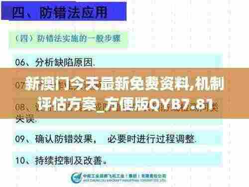 新澳门今天最新免费资料,机制评估方案_方便版QYB7.81