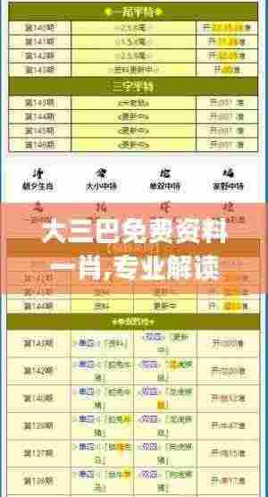 大三巴免费资料一肖,专业解读操行解决_瞬间版IMR7.34