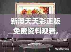 新澳天天彩正版免费资料观看,创新解释说法_动态版AEG7.27