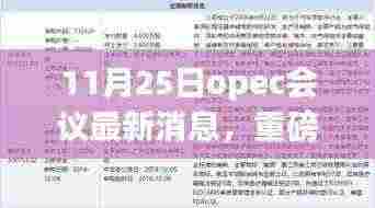 OPEC会议最新动态,全球能源市场走向揭秘,会议决策引领未来?