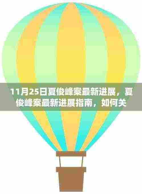 夏俊峰案最新进展解读,11月25日更新及如何关注与参与(初学者与进阶用户指南)