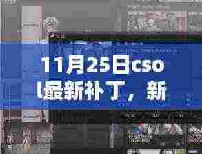新手友好指南,CSOL 11月25日最新补丁安装与更新步骤详解