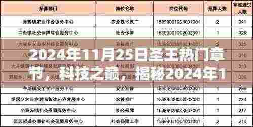 揭秘圣王热门章节的高科技新品,科技之巅的巅峰时刻(2024年11月25日)