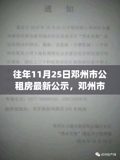 邓州市公租房最新公示及背后惊喜与特色小店探秘之旅