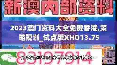 2023澳门资料大全免费香港,策略规划_试点版XHO13.75