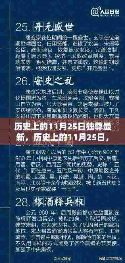 历史上的11月25日,最新知识掌握与个人巅峰达成指南