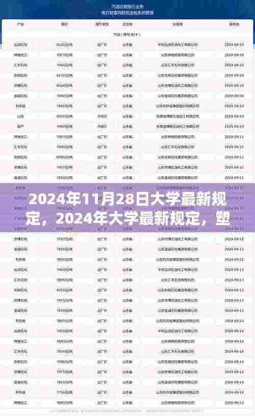 2024年大学最新规定塑造未来教育新篇章