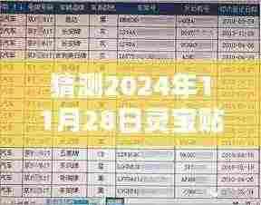 揭秘灵宝贴吧动态预测,掌握最新消息,预测未来动向(2024年11月28日最新消息)