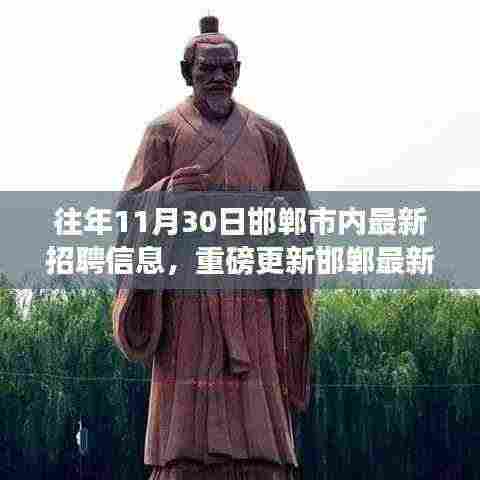 邯郸最新招聘信息更新,职场新征程开启,学习变化助力梦想实现