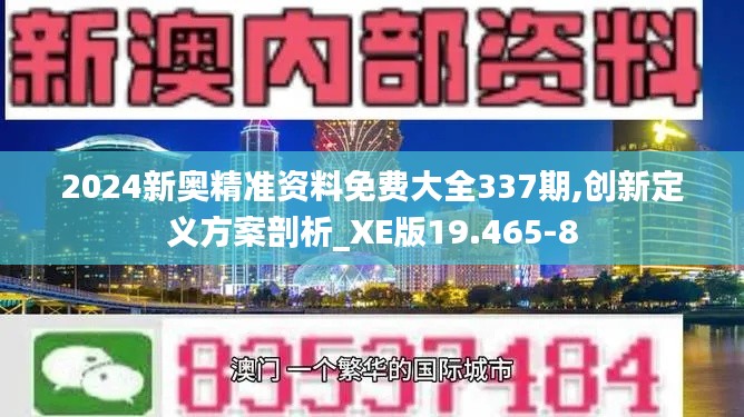 2024新奥精准资料免费大全337期,创新定义方案剖析_XE版19.465-8