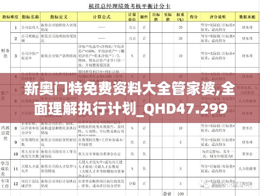 新奥门特免费资料大全管家婆,全面理解执行计划_QHD47.299