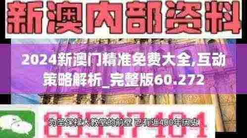 2024新澳门精准免费大全,互动策略解析_完整版60.272