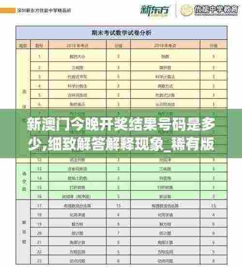 新澳门今晚开奖结果号码是多少,细致解答解释现象_稀有版60.96