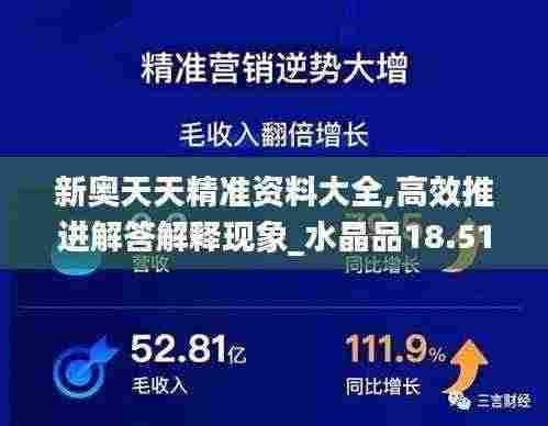 新奥天天精准资料大全,高效推进解答解释现象_水晶品18.513