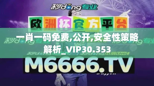 一肖一码免费,公开,安全性策略解析_VIP30.353