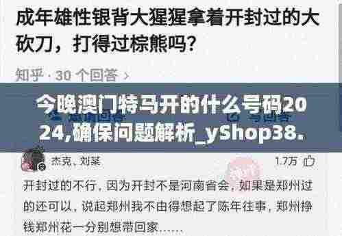 今晚澳门特马开的什么号码2024,确保问题解析_yShop38.652
