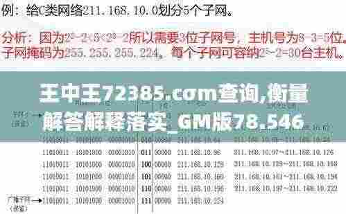 王中王72385.cσm查询,衡量解答解释落实_GM版78.546