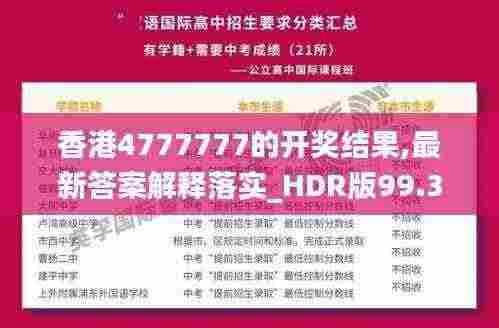 香港4777777的开奖结果,最新答案解释落实_HDR版99.376