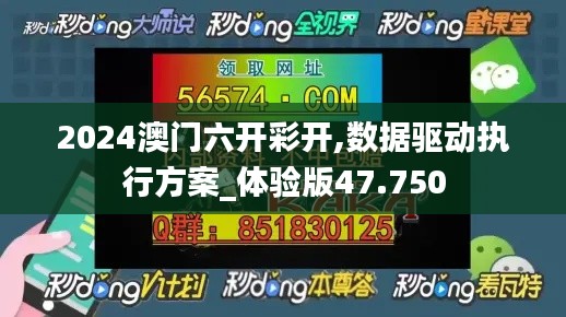 2024澳门六开彩开,数据驱动执行方案_体验版47.750