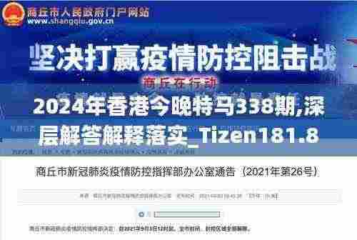2024年香港今晚特马338期,深层解答解释落实_Tizen181.834-8