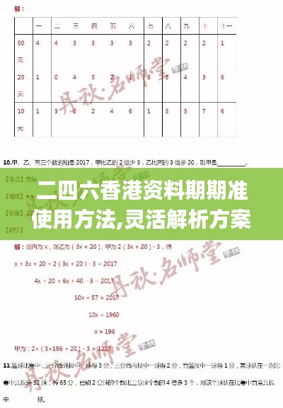 二四六香港资料期期准使用方法,灵活解析方案_户外版159.119-7