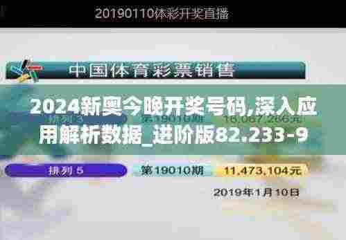 2024新奥今晚开奖号码,深入应用解析数据_进阶版82.233-9