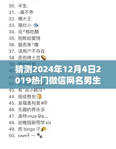 探秘自然秘境,揭秘男生微信网名之旅,预测2024年热门微信网名男生榜单