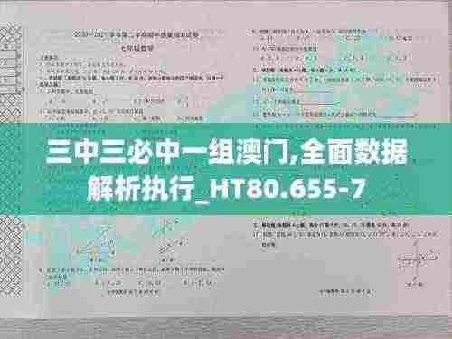 三中三必中一组澳门,全面数据解析执行_HT80.655-7