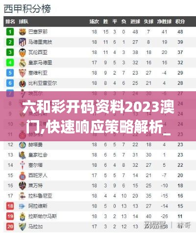 六和彩开码资料2023澳门,快速响应策略解析_XR81.229