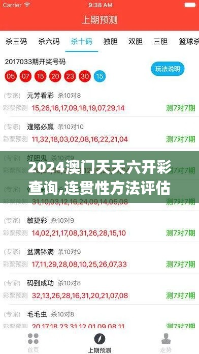 2024澳门天天六开彩查询,连贯性方法评估_界面版55.426