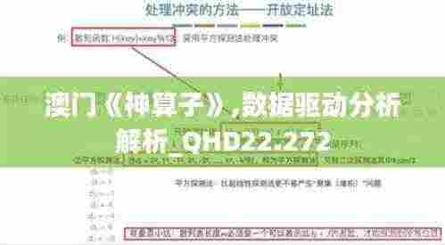 澳门《神算子》,数据驱动分析解析_QHD22.272