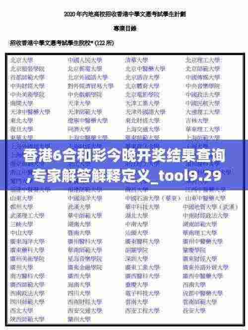 香港6合和彩今晚开奖结果查询,专家解答解释定义_tool9.298
