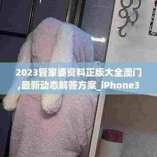 2023管家婆资料正版大全澳门,最新动态解答方案_iPhone3.544