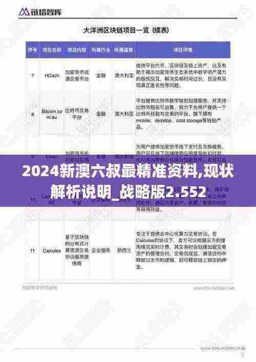 2024新澳六叔最精准资料,现状解析说明_战略版2.552
