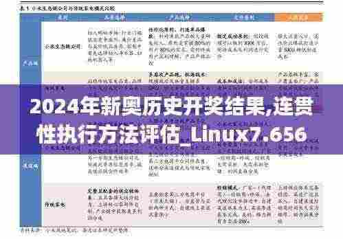 2024年新奥历史开奖结果,连贯性执行方法评估_Linux7.656