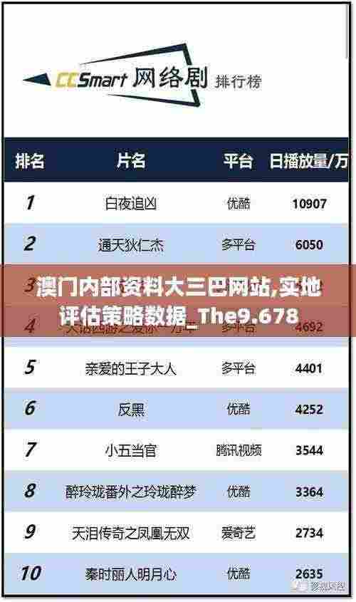 澳门内部资料大三巴网站,实地评估策略数据_The9.678