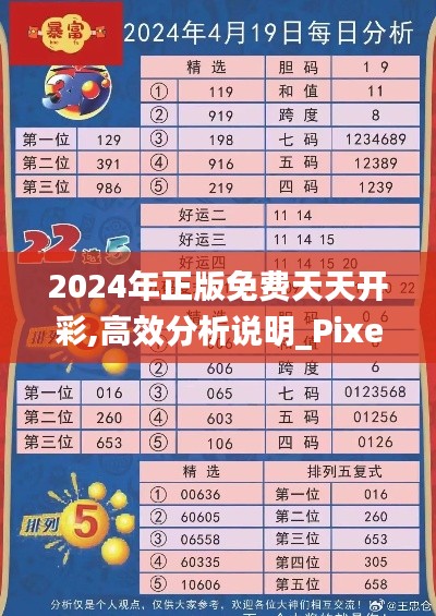 2024年正版免费天天开彩,高效分析说明_Pixel4.860