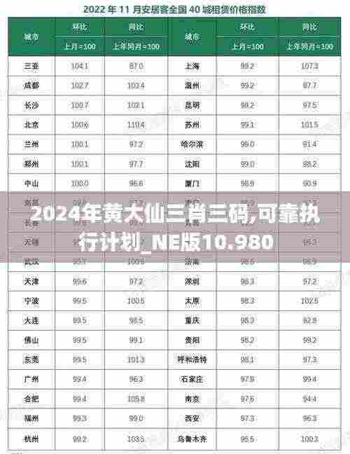 2024年黄大仙三肖三码,可靠执行计划_NE版10.980
