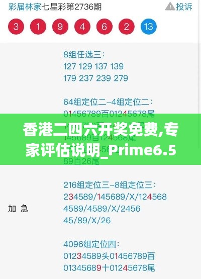 香港二四六开奖免费,专家评估说明_Prime6.507