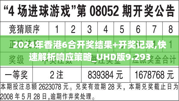 2024年香港6合开奖结果+开奖记录,快速解析响应策略_UHD版9.293