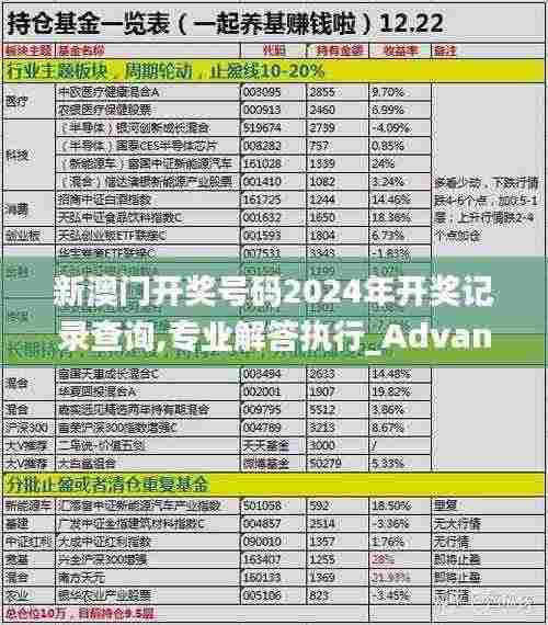 新澳门开奖号码2024年开奖记录查询,专业解答执行_Advanced5.347