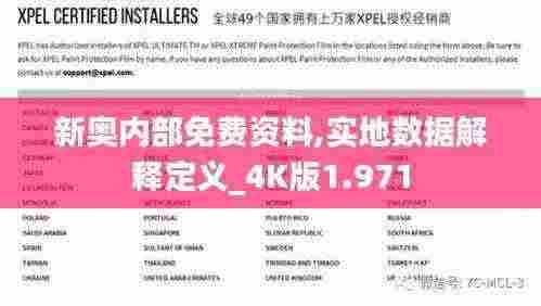 新奥内部免费资料,实地数据解释定义_4K版1.971