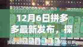 拼多多12月6日惊喜发布,探索巷弄秘境,发现独特小店