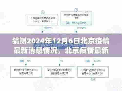 北京疫情预测下的励志篇章,变化的力量与未来的希望,2024年12月最新消息解读