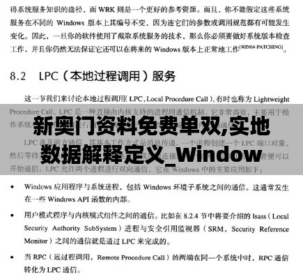 新奥门资料免费单双,实地数据解释定义_Windows14.878