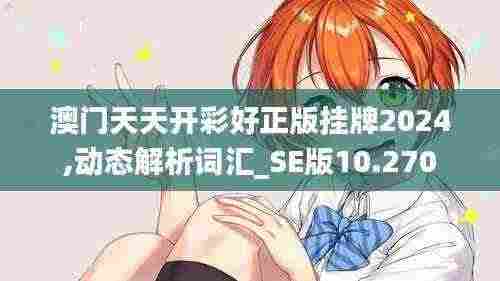 澳门天天开彩好正版挂牌2024,动态解析词汇_SE版10.270